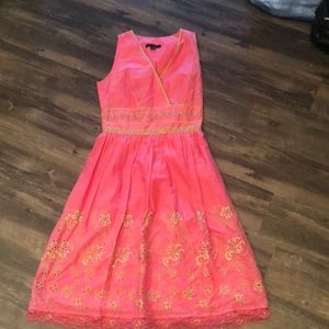 Pink and gold Easter dress